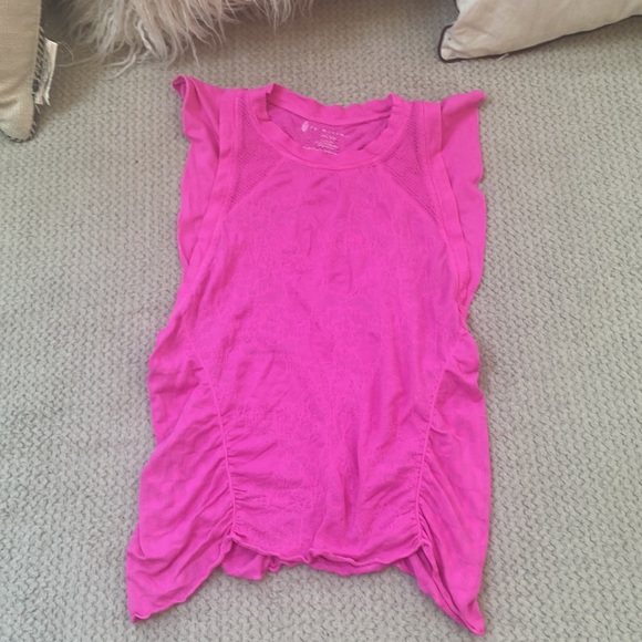 NEW🌺free people second love sleeveless flirty muscle mesh tee - Picture 4 of 16